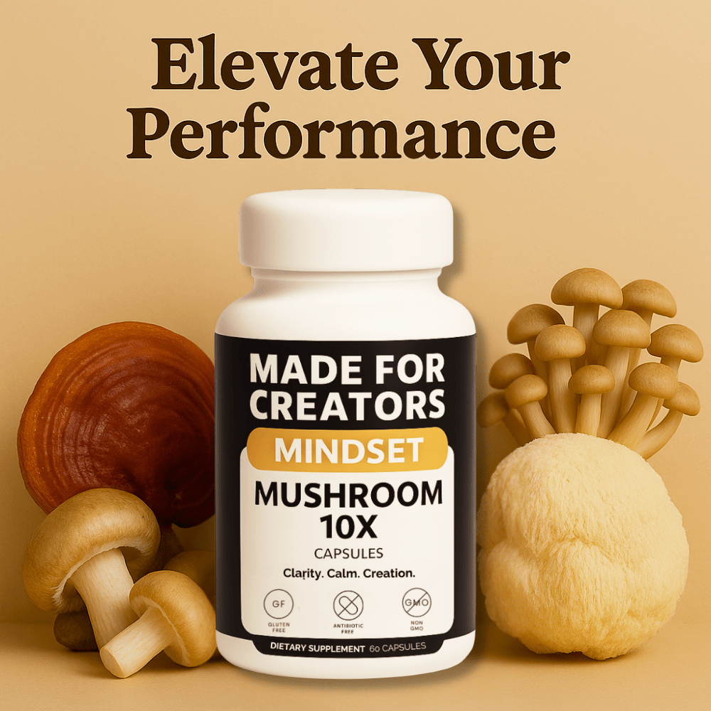 MINDSET – Genius Mushroom Blend for Creators - Made For Creators