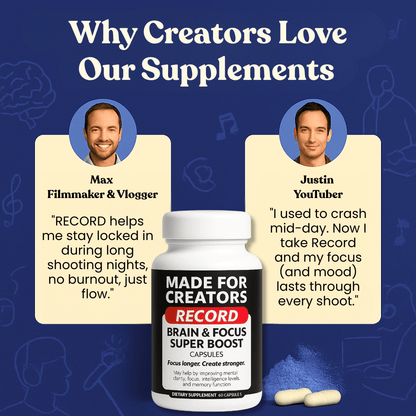 RECORD – Focus Capsules for Creators - Made For Creators