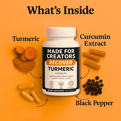RECOVER – Turmeric for Creators - Made For Creators