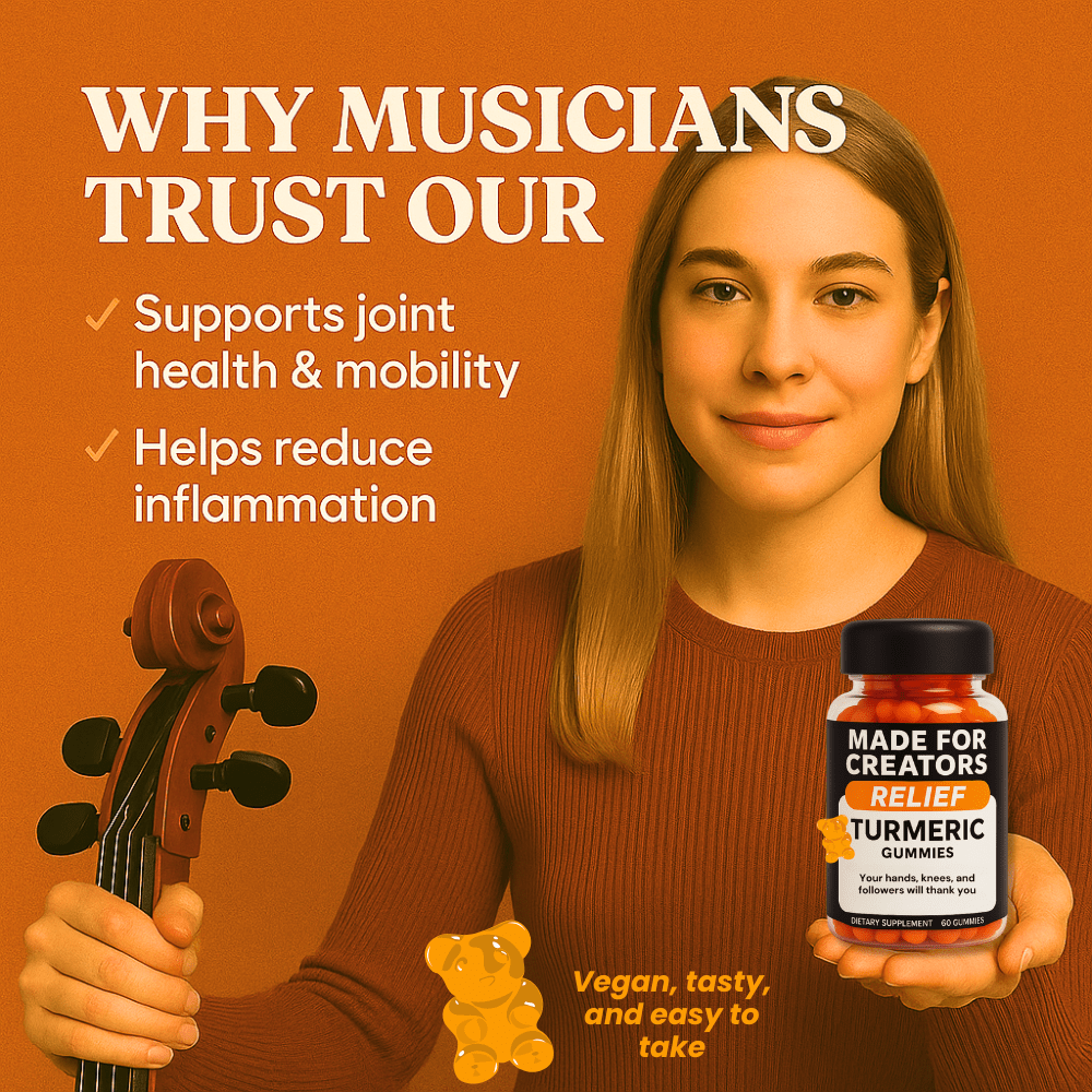 RELIEF – Recovery Gummies with Turmeric - Made For Creators