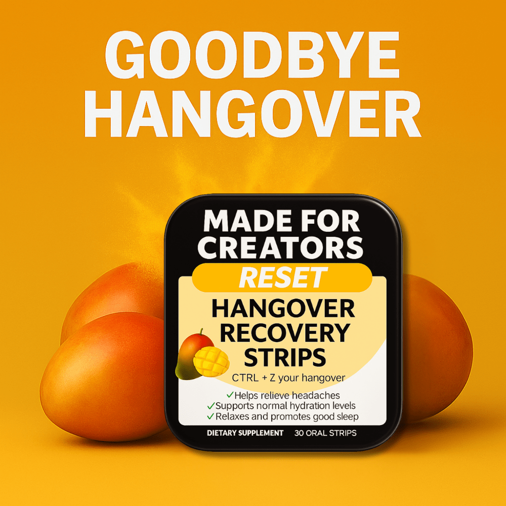 RESET – Hangover Strips for Creators - Made For Creators