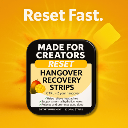 RESET – Hangover Strips for Creators - Made For Creators