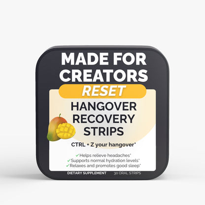 RESET – Hangover Strips for Creators - Made For Creators