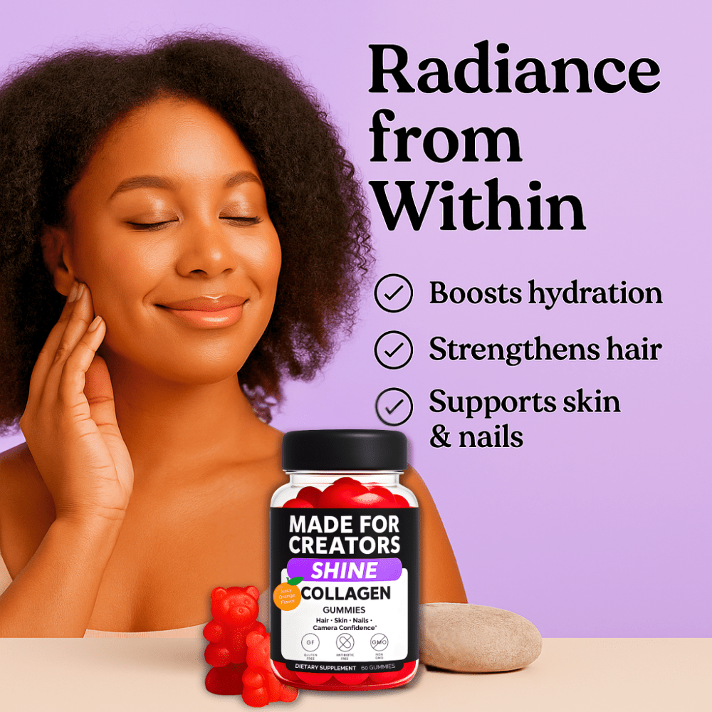 SHINE – Collagen Gummies for Creators - Made For Creators