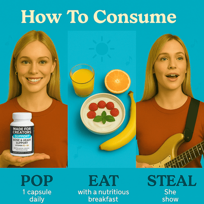 SUPPORT – Vitamin K2 + D3 for Creators - Made For Creators