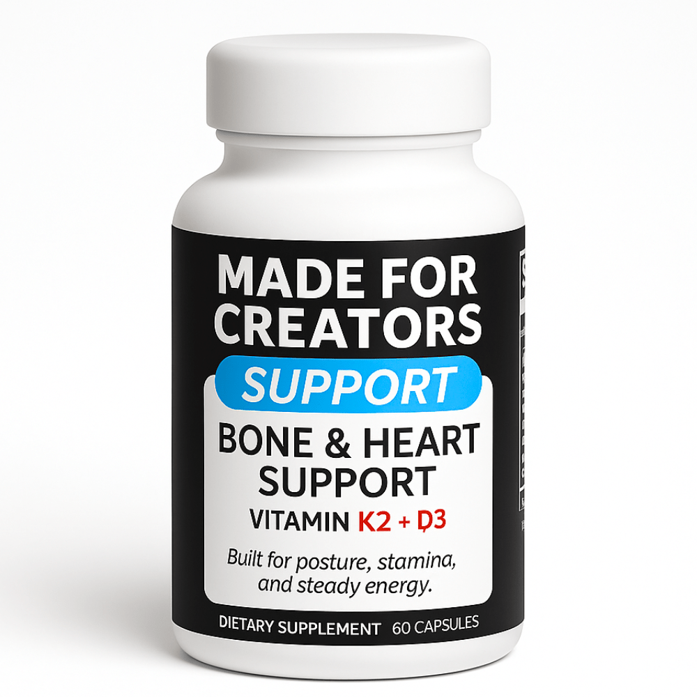 SUPPORT – Vitamin K2 + D3 for Creators - Made For Creators