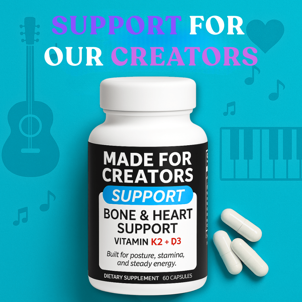 SUPPORT – Vitamin K2 + D3 for Creators - Made For Creators