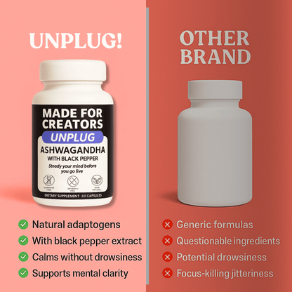 UNPLUG – Calm Support for Creators - Made For Creators