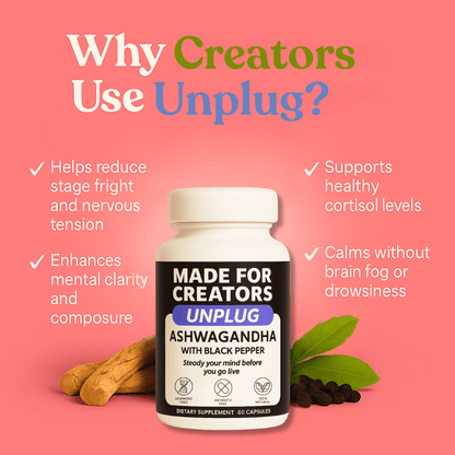 UNPLUG – Calm Support for Creators - Made For Creators